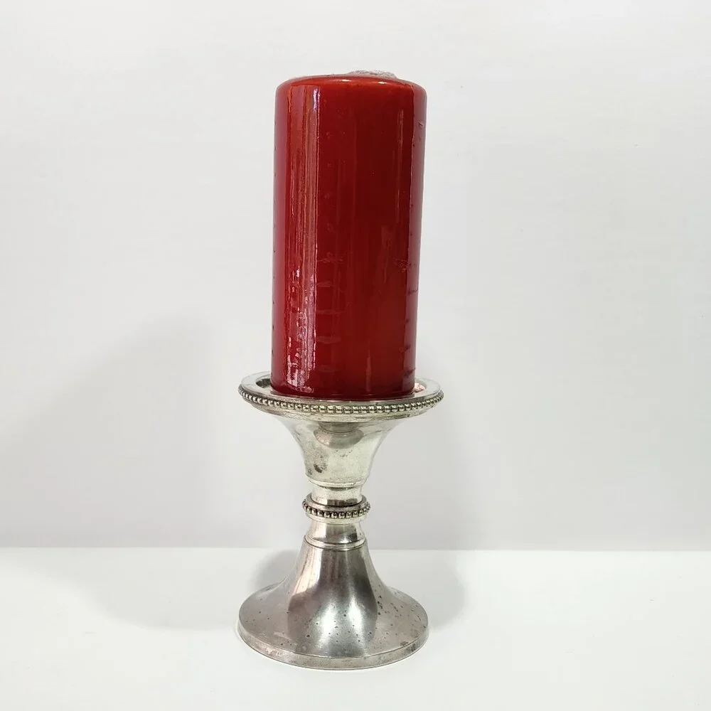 Pottery Barn Weighted Silver 3